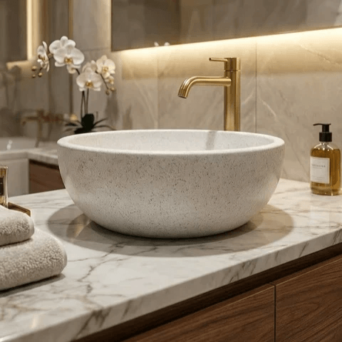 Lavabo Tunisie / Vasque Tunisie / Vasque semi encastrer Tunisie /  Vasque semi encastrer rectangulaire Tunisie / Bol Tunisie