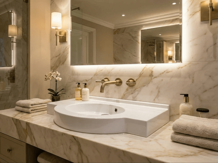 Lavabo Tunisie / Plan vasque Tunisie / Lavabo encastré Tunisie / Plan vasque design Tunisie