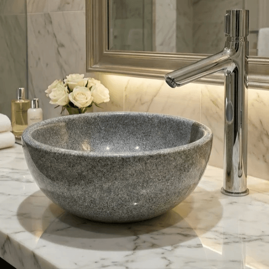 Lavabo Tunisie / Vasque Tunisie / Vasque à poser Tunisie /  Bol Tunisie / Bol à poser en gris Tunisie