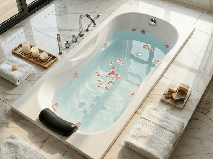 Baignoire rectangulaire Tunisie / Salle de bain Tunisie