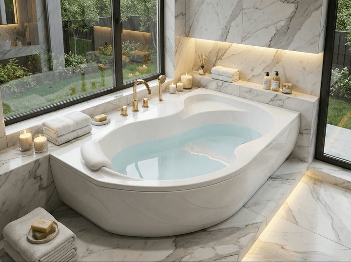 Baignoire d'angle Tunisie / Salle de bain Tunisie