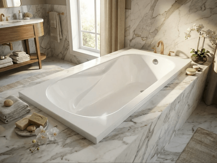 Baignoire rectangulaire Tunisie / Salle de bain Tunisie