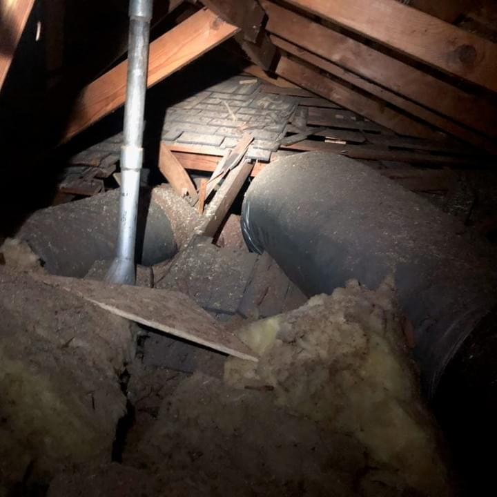 visual inspection of ductwork