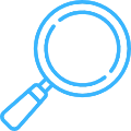 icon of magnifying glass