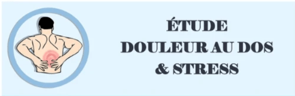 Étude douleur au dos et stress menée par Dre. Gabrielle Pagé