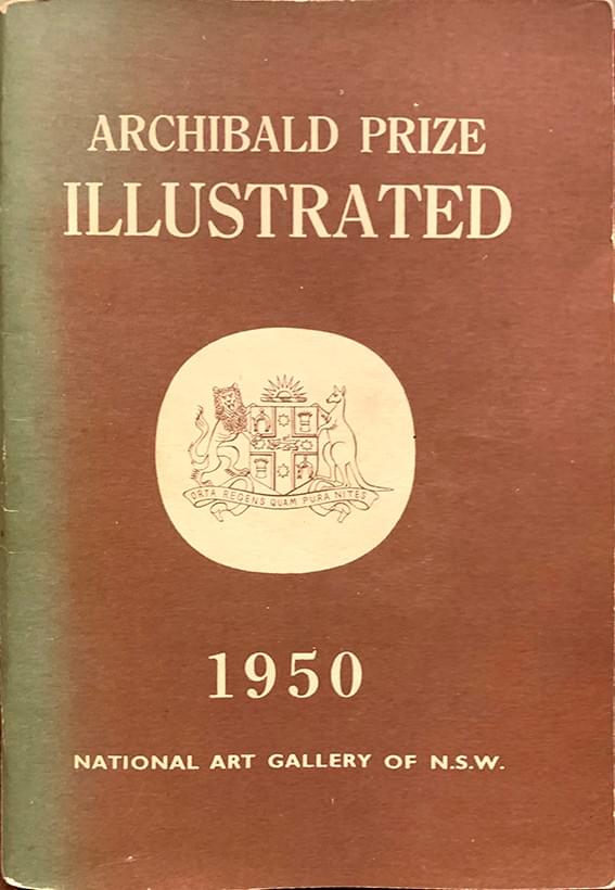 archibald prize illustrated 1950 national art gallery nsw