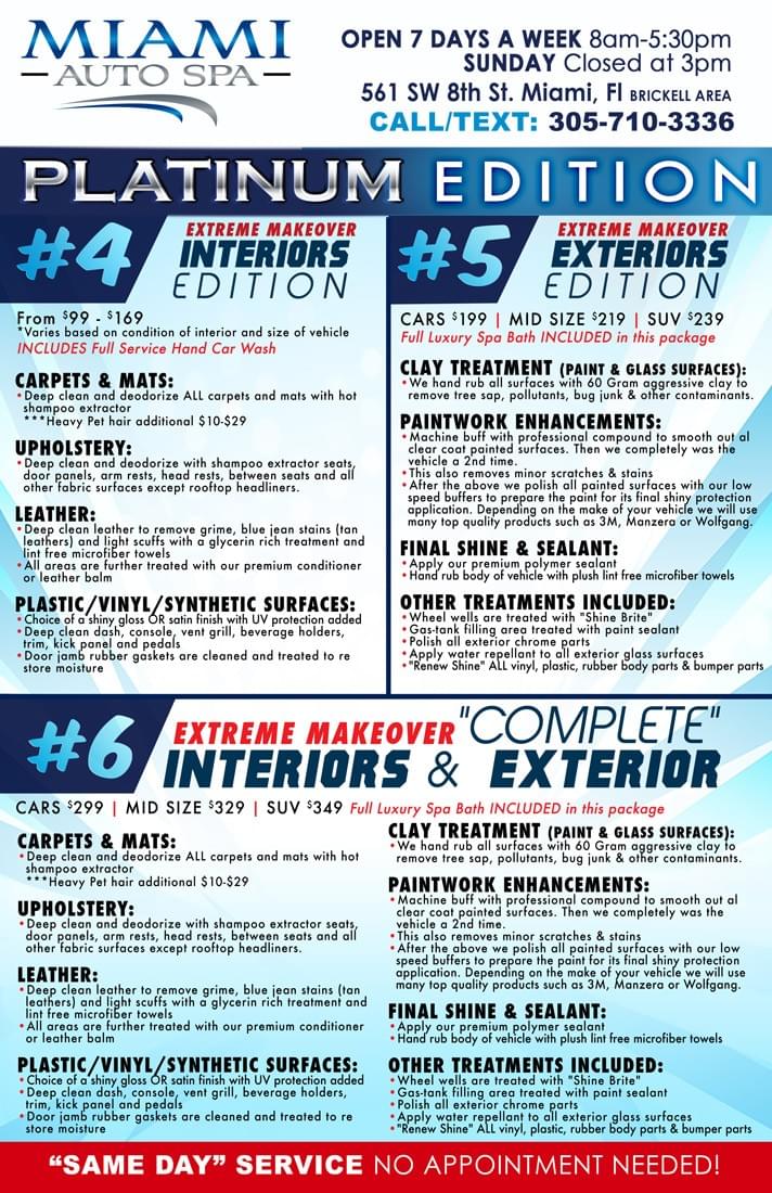 Auto Detailing Miami - Downtown in the Brickell Area