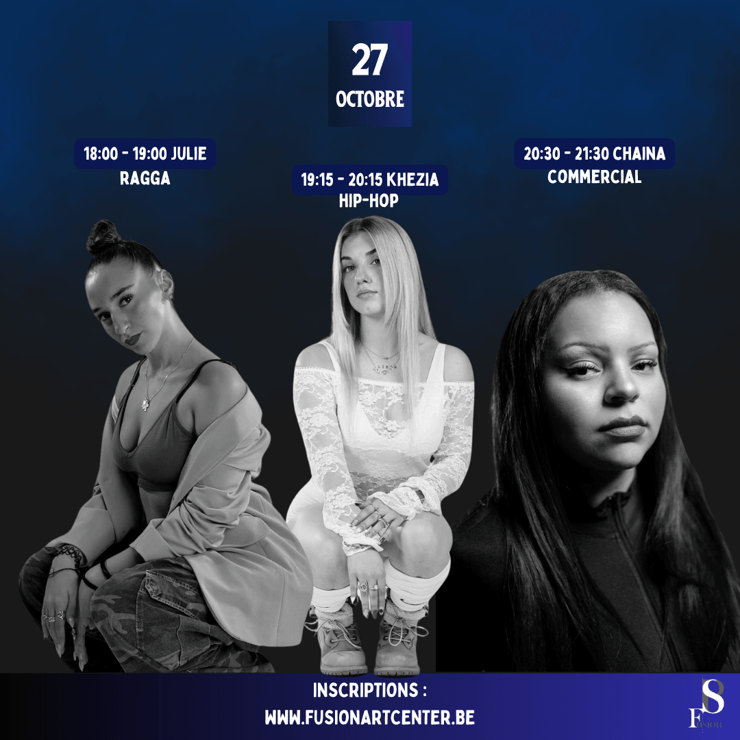 Workshops du 27 octobre 2026 — Ragga · Hip-hop · Commercial