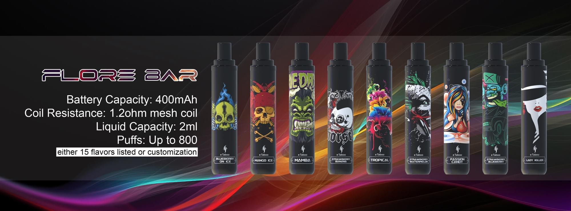 e Taboo--The Best Full Body Glow Disposable Vape Manufacturer