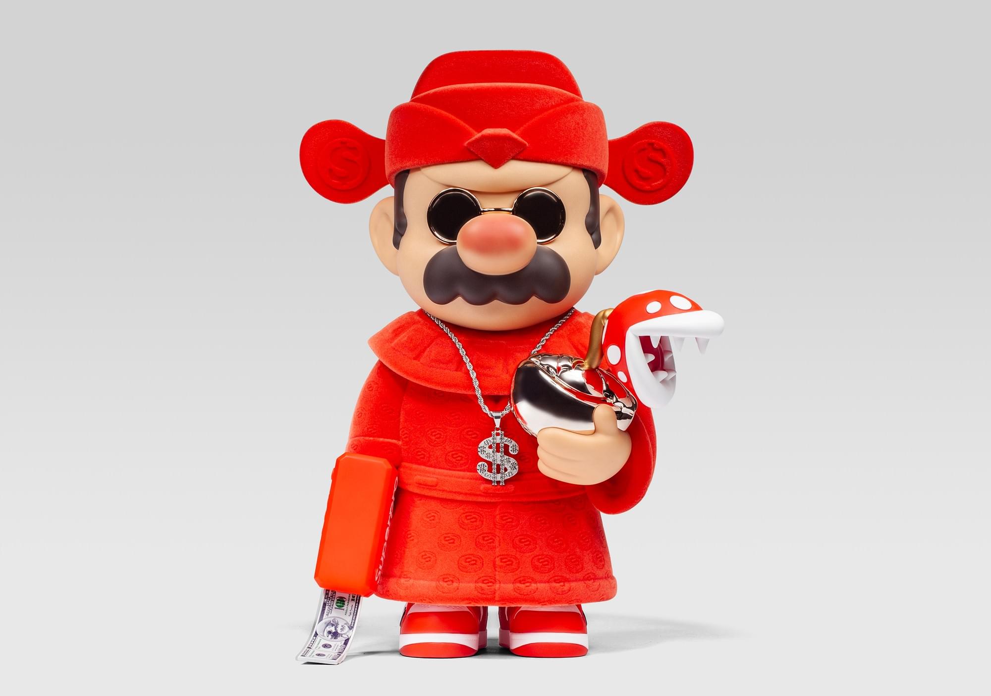 ゲームキャラクター ZCWO Fools Paradise Mario Super Killer ZCWO X Fools Paradise SUPER PROFESSIONAL Mario Killer Lake Blue