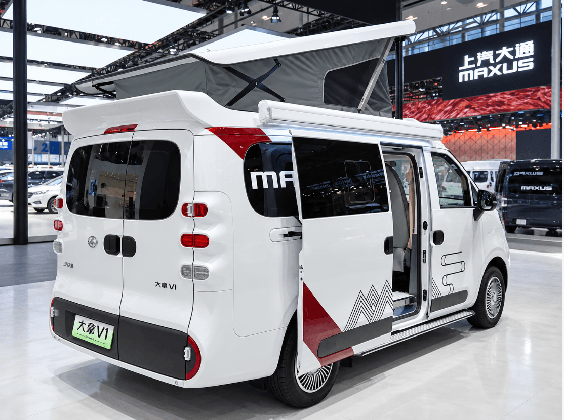 MAXUS Dana V1L long-wheelbase camper side view