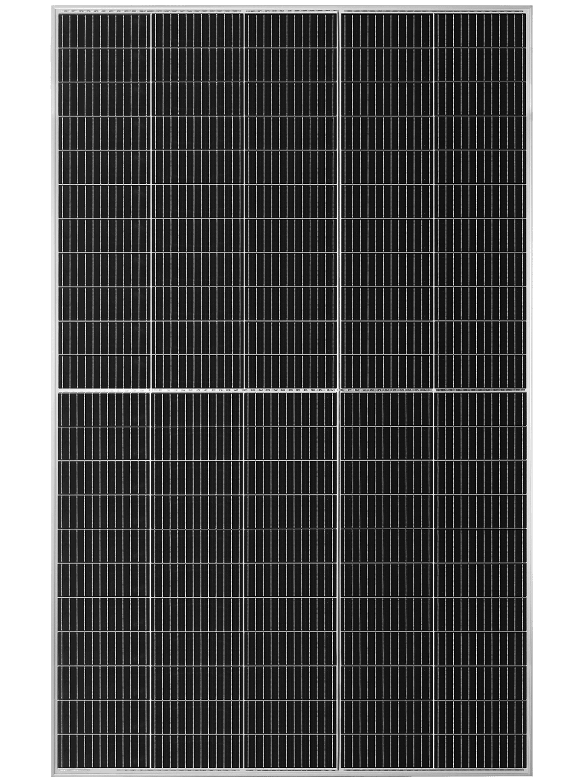 N-Type TOPCon bifacial glass-glass solar panel rear view