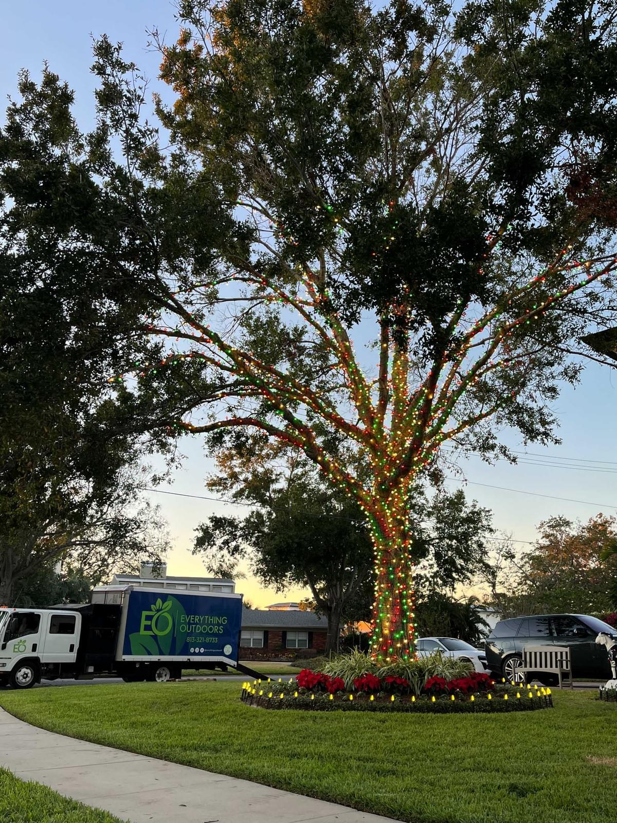 Christmas light installation project 42 in Tampa by Holiday Decorating Tampa