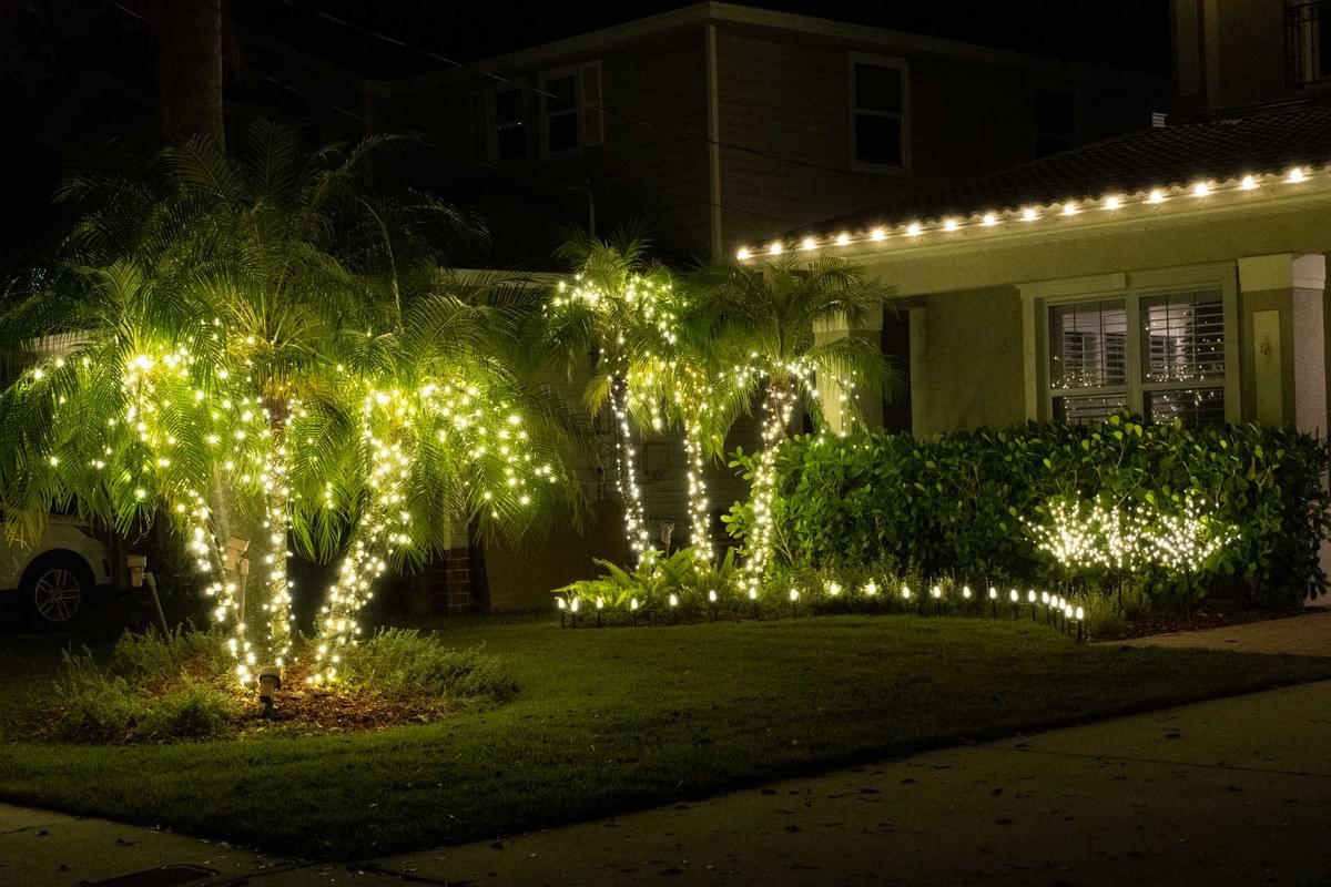 Christmas light installation project 8 in Tampa by Holiday Decorating Tampa