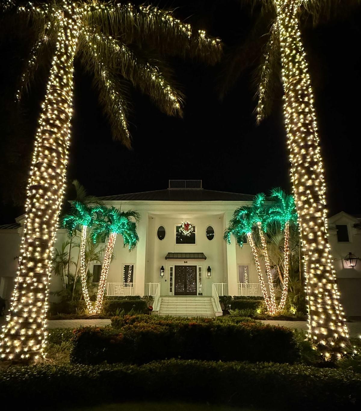 Christmas light installation project 50 in Tampa by Holiday Decorating Tampa