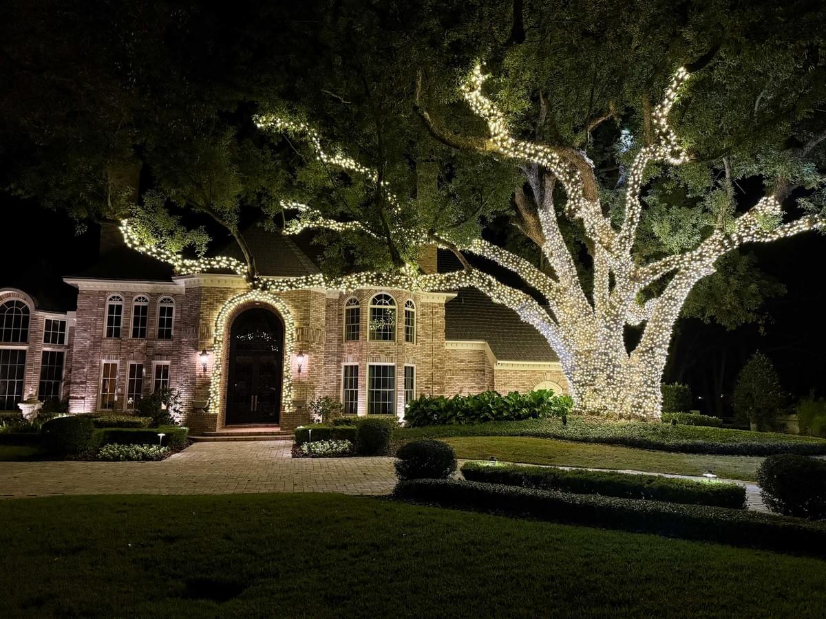 Christmas light installation project 38 in Tampa by Holiday Decorating Tampa