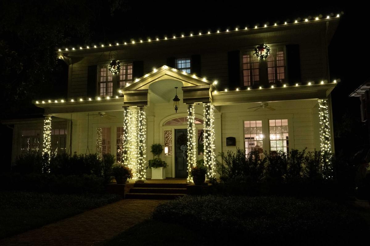 Christmas light installation project 9 in Tampa by Holiday Decorating Tampa