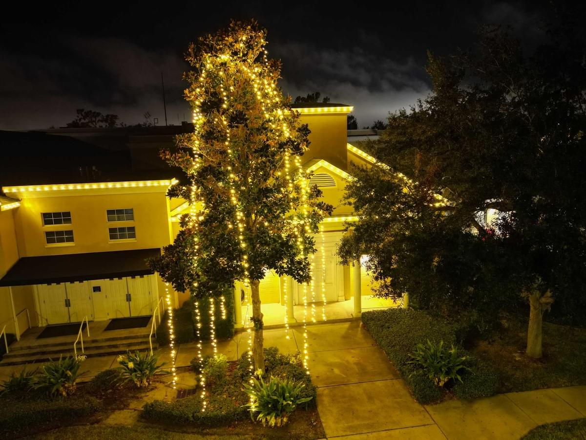 Christmas light installation project 24 in Tampa by Holiday Decorating Tampa
