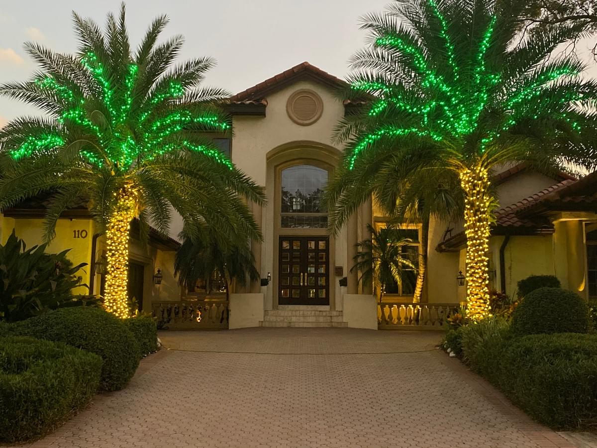 Increase Holiday Cheer, benefit of professional holiday lighting in Tampa