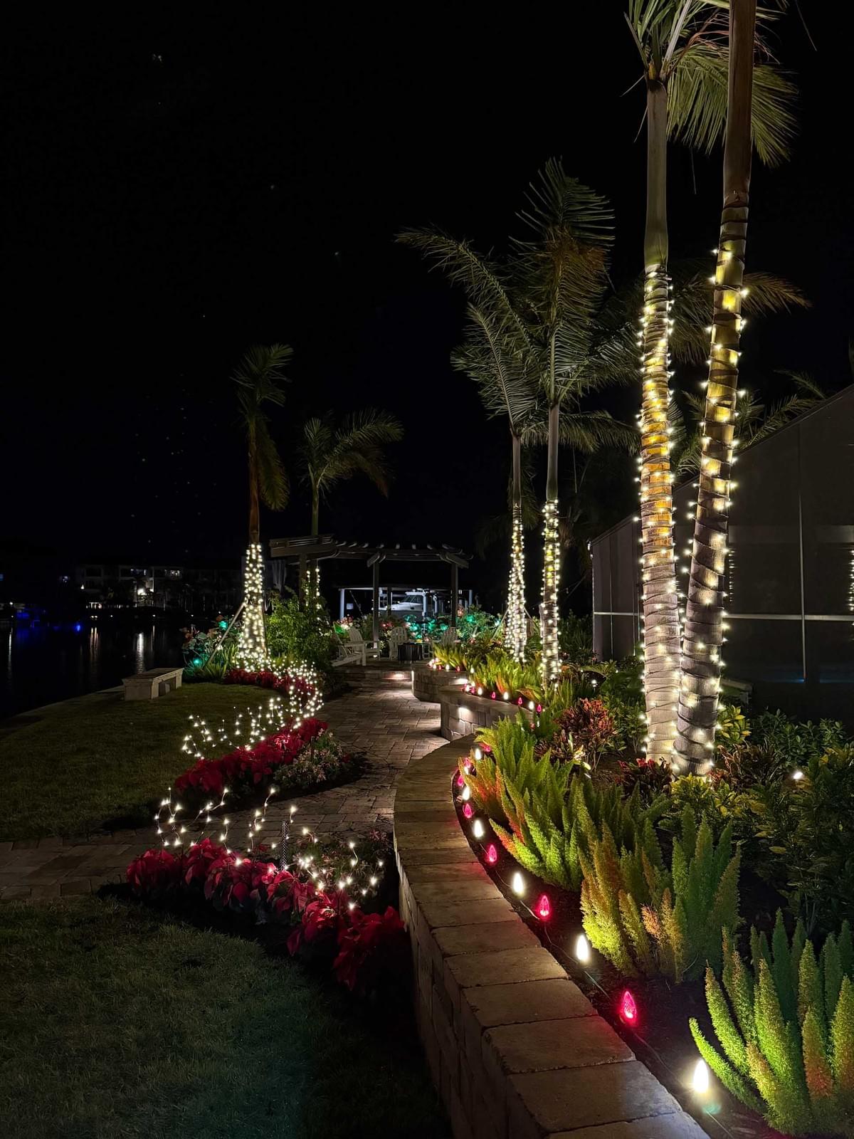 Christmas light installation project 47 in Tampa by Holiday Decorating Tampa