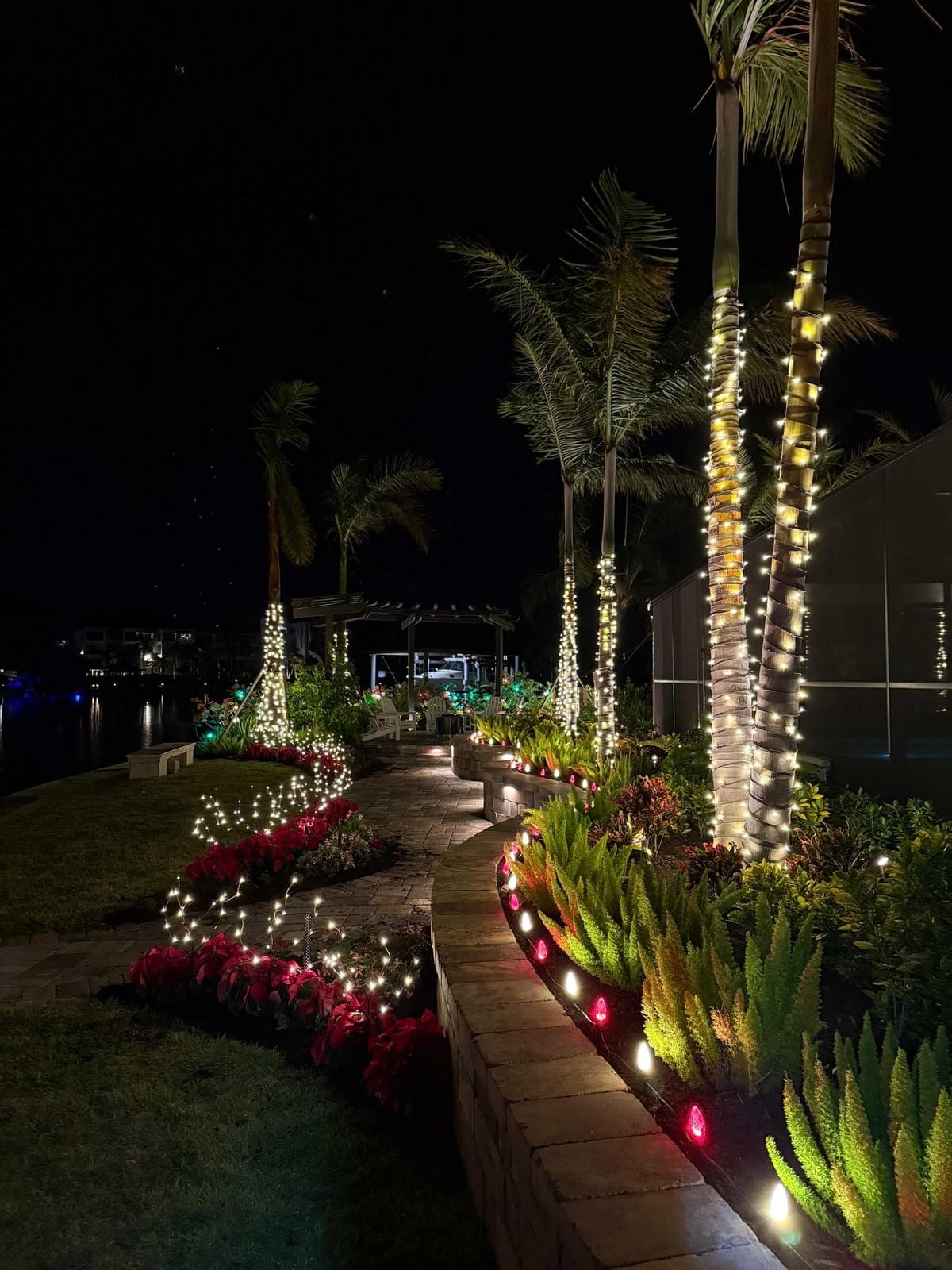 Christmas light installation project 43 in Tampa by Holiday Decorating Tampa