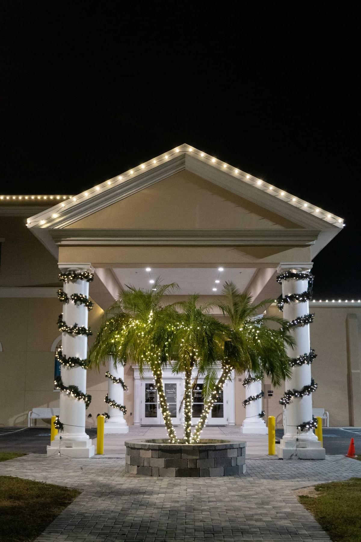 Christmas light installation by Holiday Decorating Tampa