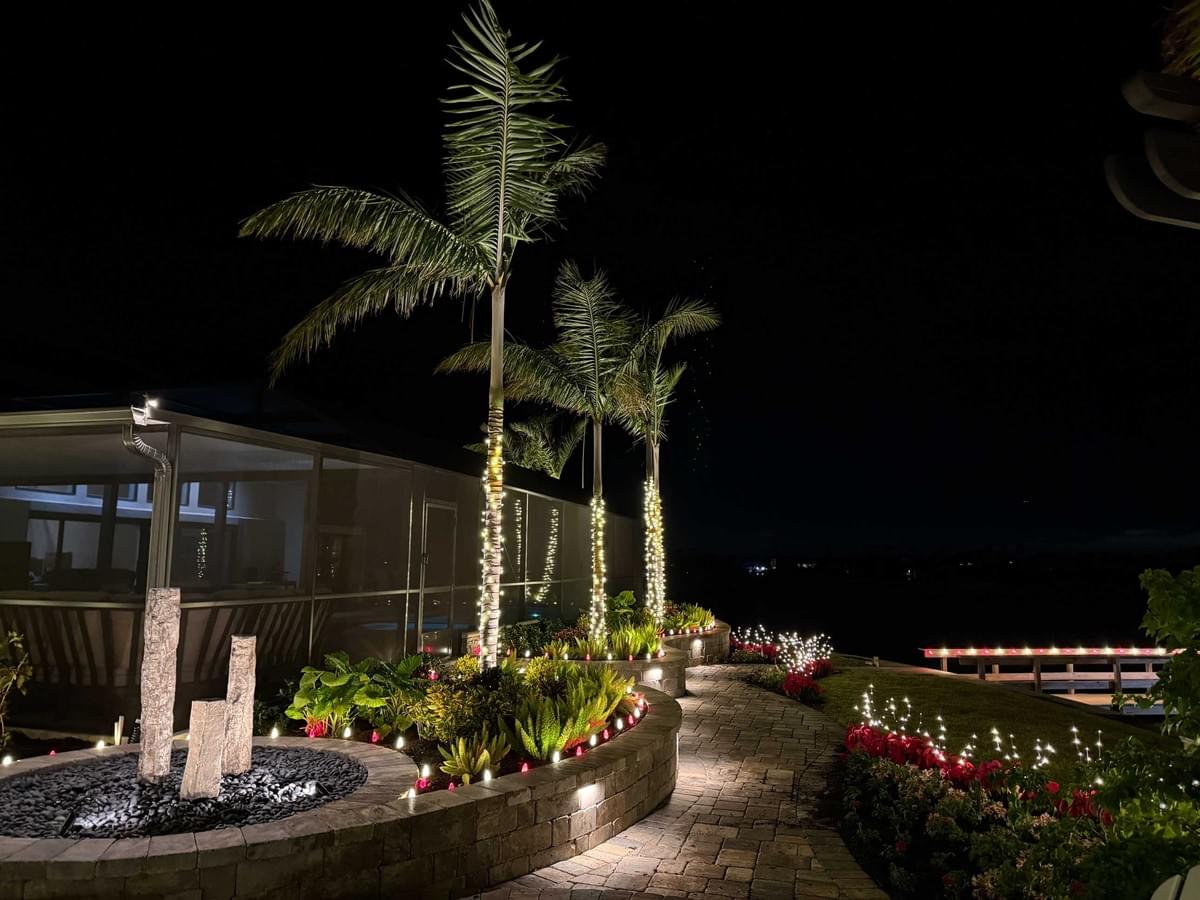 Christmas light installation project 46 in Tampa by Holiday Decorating Tampa