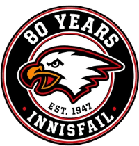 Innisfail Eagles Logo - Official Logo of the Innisfail Eagles Hockey Team