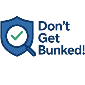 Don't Get Bunked! logo