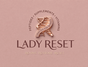 Lady Reset logo — Premium wellness peptides and supplements for women in South Africa