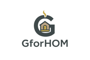 شعار GforHOM – ساونات خارجية يابانية الصنع وحلول رفاهية وأحواض استحمام من خشب الهينوكي | GforHOM Logo – Japanese-Made Outdoor Saunas, Wellness Solutions, and Hinoki Wooden Tubs
