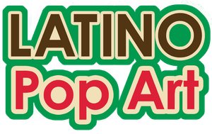 Green Red Tan official Latino Pop Art logo