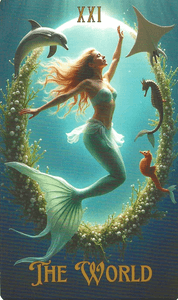 The Ocean Tarot-Key 21--The World