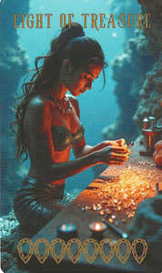The Ocean Tarot--Eight of Treasure