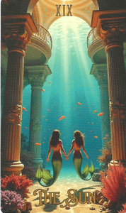 The Ocean Tarot-Key 19--The Sun