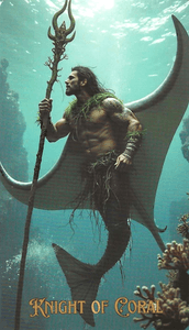The Ocean Tarot-Knight of Coral