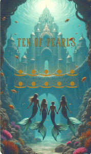 The Ocean Tarot--Ten of Pearls