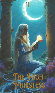 The Ocean Tarot-Key 2-The High Priestess