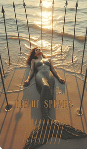 The Ocean Tarot-Ten of Spears