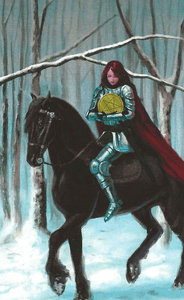 Triple Goddess Tarot- Knight of Pentacles