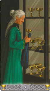 Triple Goddess Tarot- 9 of cups