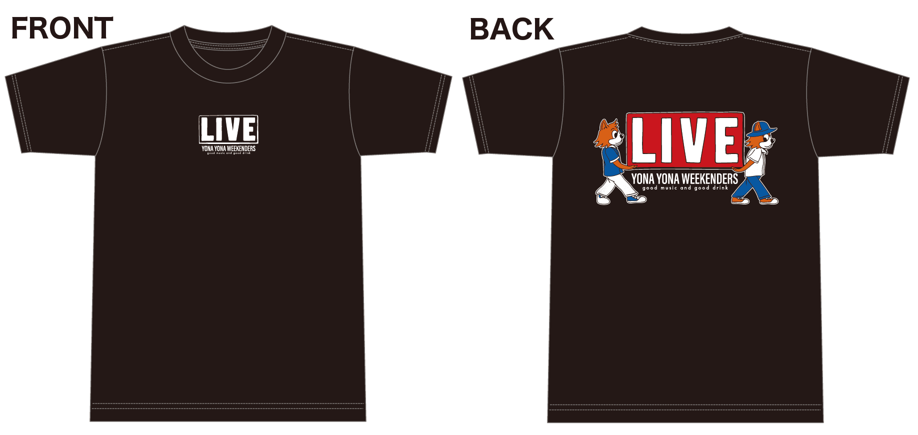 LIVE T-SHIRTS