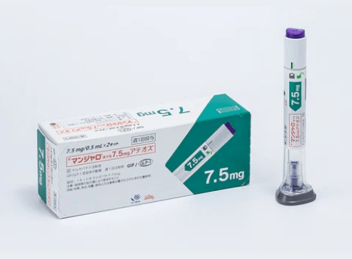 日本版猛健樂 Mounjaro 注射筆系列（劑量顏色標示，日文說明）