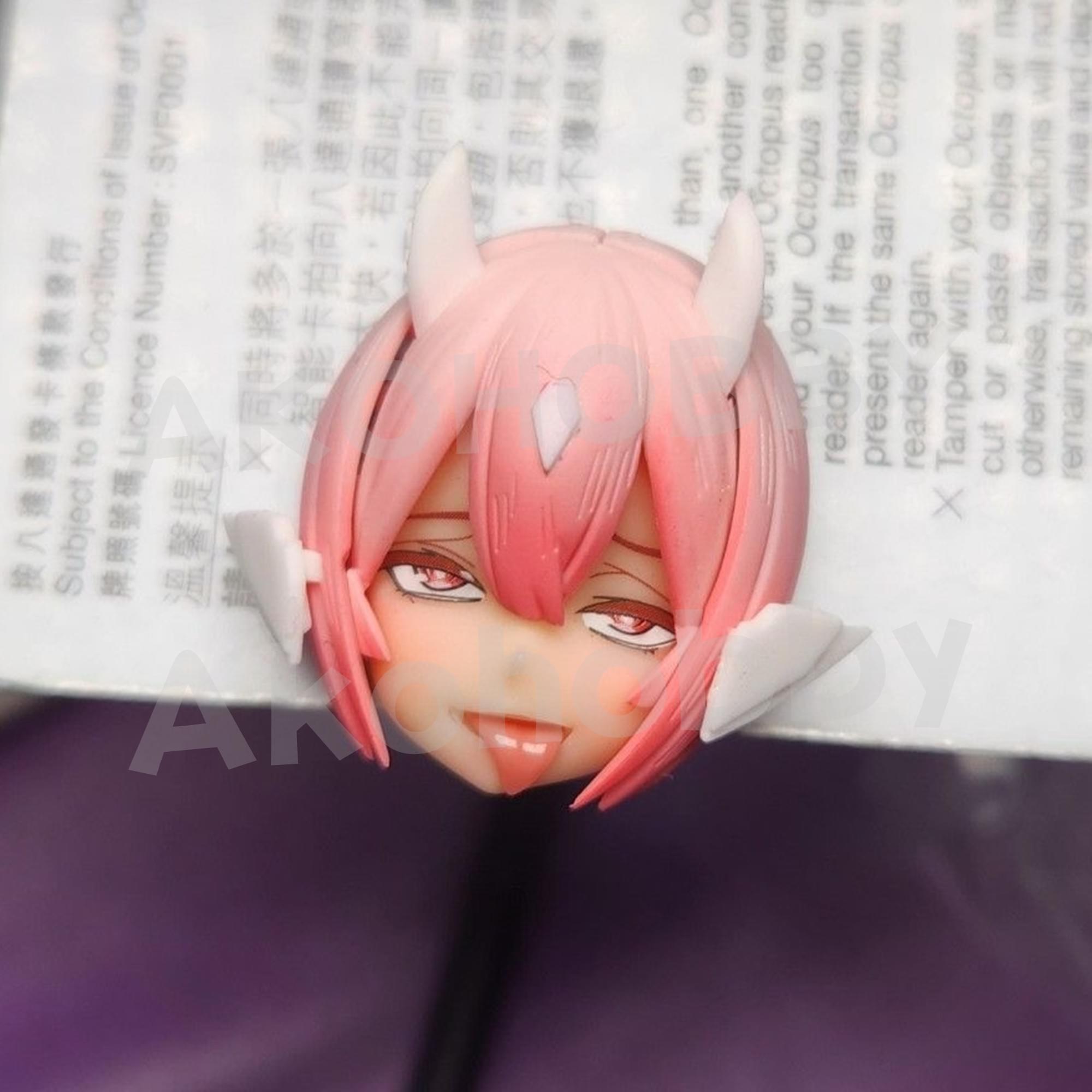 メガミデバイス　空崎ヒナ　フェイスパーツカスタム アヘ顔 3枚 顔 表情 瞳 フェイスパーツ フェイス メガミデバイス