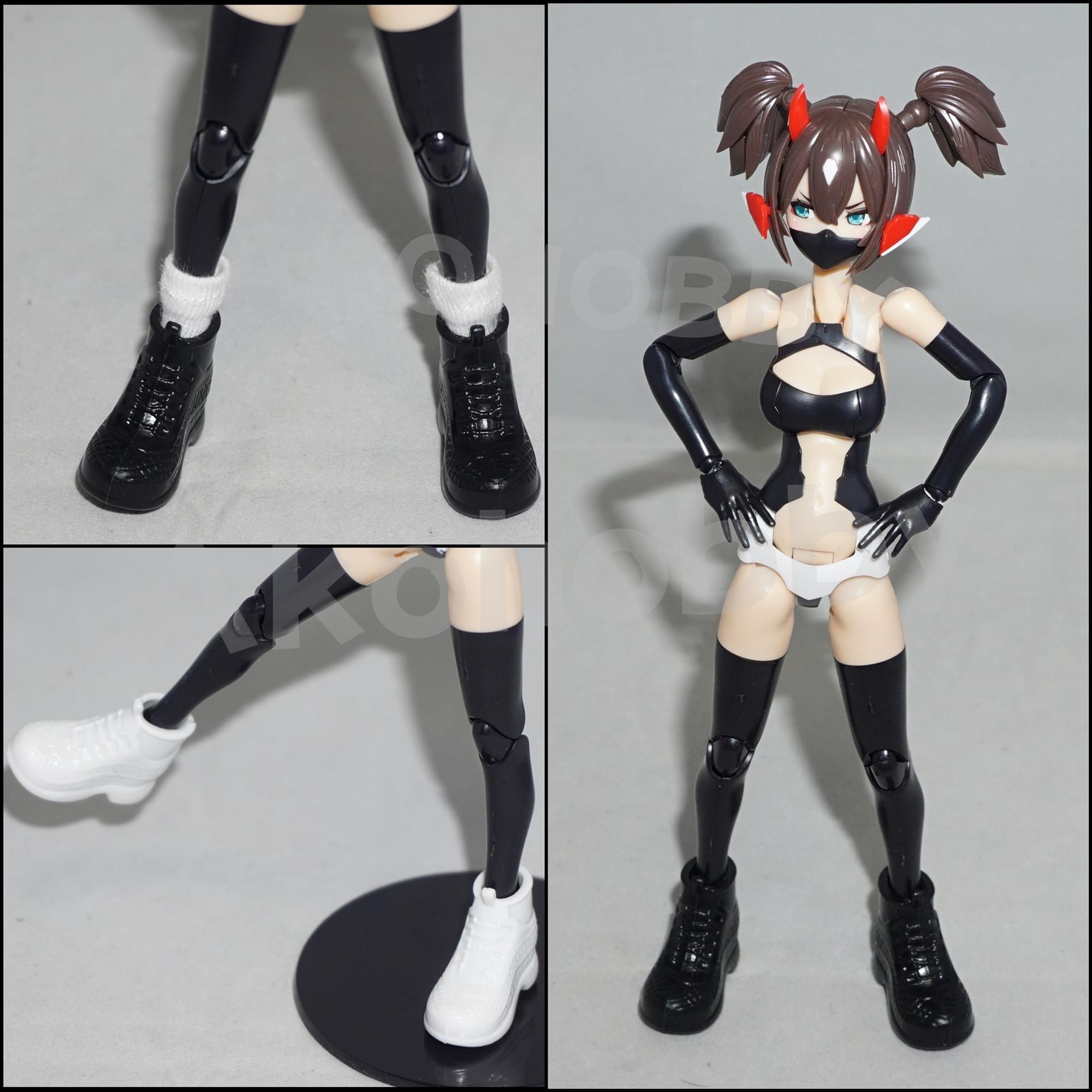 1/12 靴 ブーツ スニーカー メガミデバイス フレームアームズ・ガール