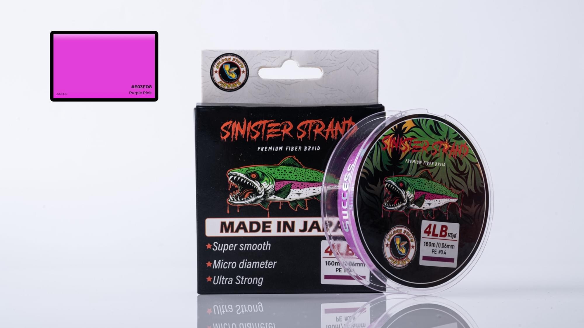 4LB Sinister Strand Braid (Purple)