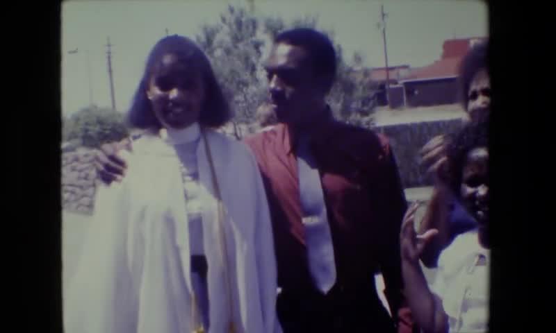 1983: Lansing Michigan. Father At Daughter's High School Graduation Ceremony