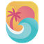 Wavetogether一起浪 logo
