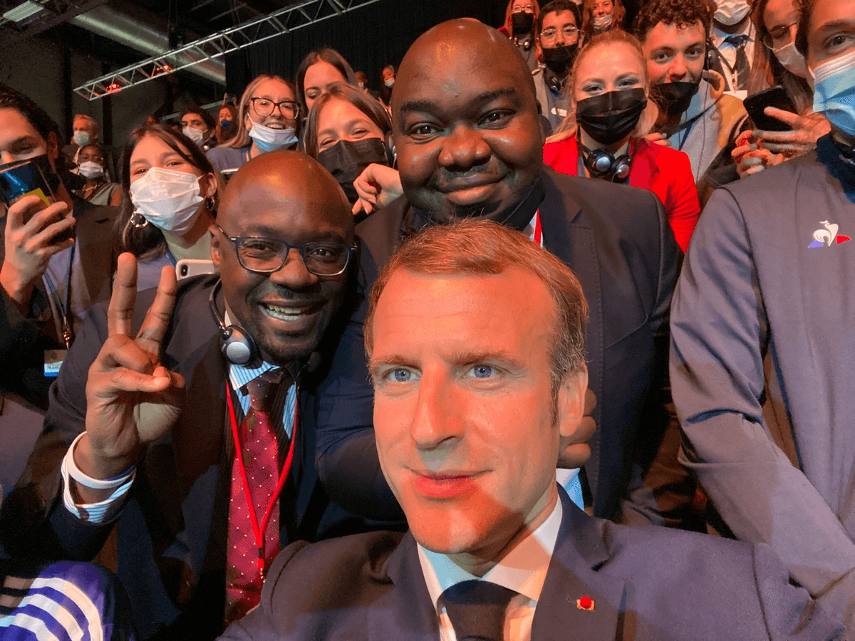 Sommet Afrique-France, Montpellier, 2021 — avec le Président Emmanuel Macron