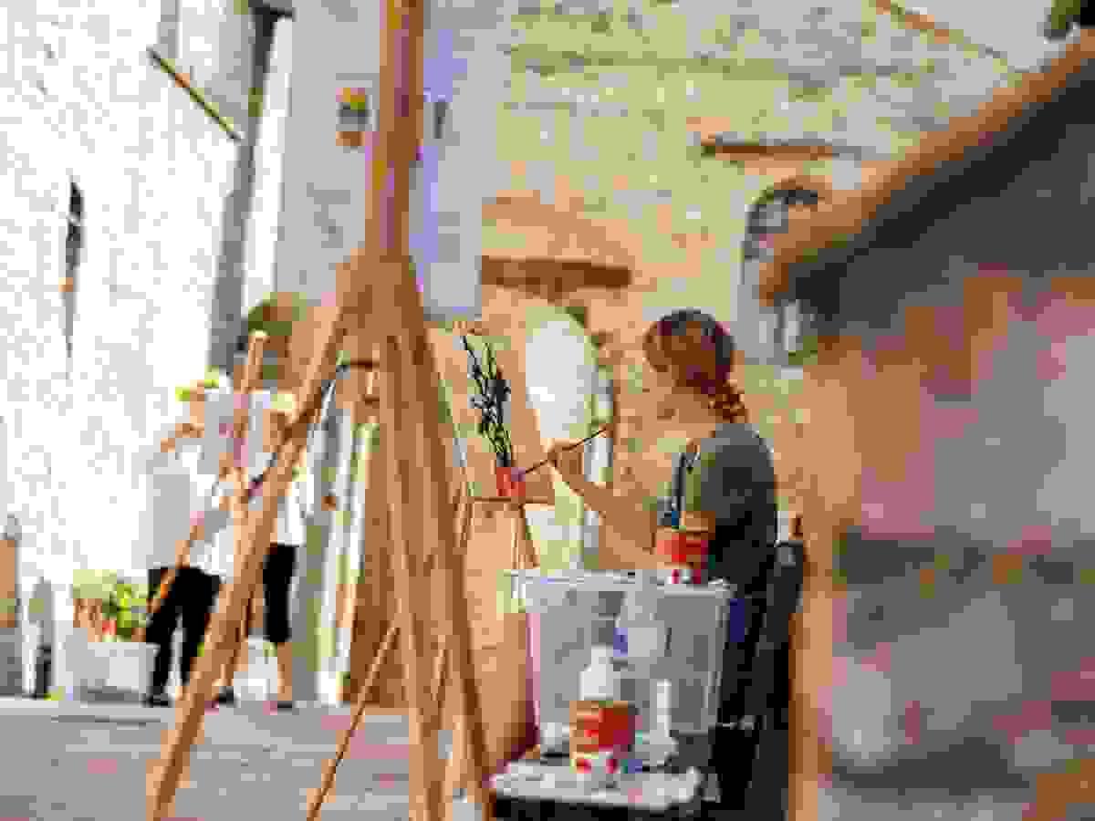 Cross cultural performance in the village Cross cultural performance in the village